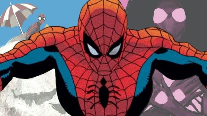 O Homem-Aranha e Suas Histórias Icônicas Homem-Aranha em ação em uma das suas histórias icônicas.