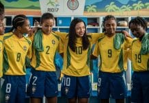 Cinebiografia de Marta Vieira da Silva: Primeiras Filmagens no Brasil e Expectativas para o Lançamento Marta Vieira da Silva em cena do filme