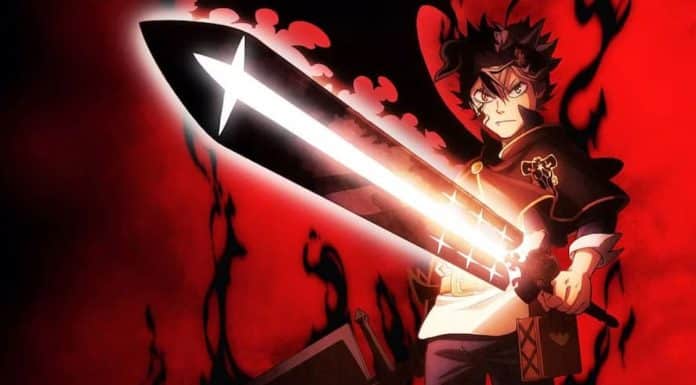Asta e a Ascensão da Antimagia em Black Clover: O Novo Rei Mago Asta de Black Clover com seu grimório e espada