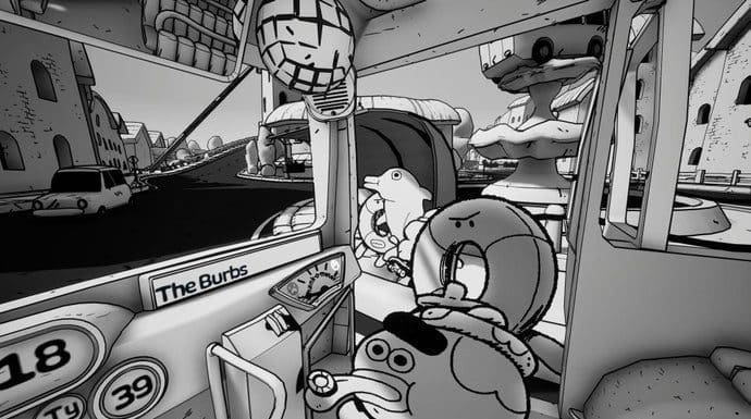 Double Fine Lança Simulador Excêntrico Após Separação da Xbox Double Fine Lança Simulador Excêntrico Após Separação da Xbox - Thank You Bus Driver