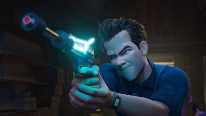 Ray Gunn: Uma Animação Futurista com Sam Rockwell - filme animado futurista
